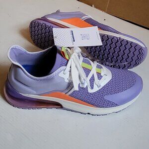 SFC Shoes For Crews Women’s 11 Everlights Gia Purple Orange 22303 Slip Resistant